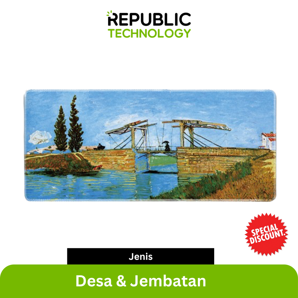 Republic Technology Mousepad Gaming Painting Style 2 Limited Edition