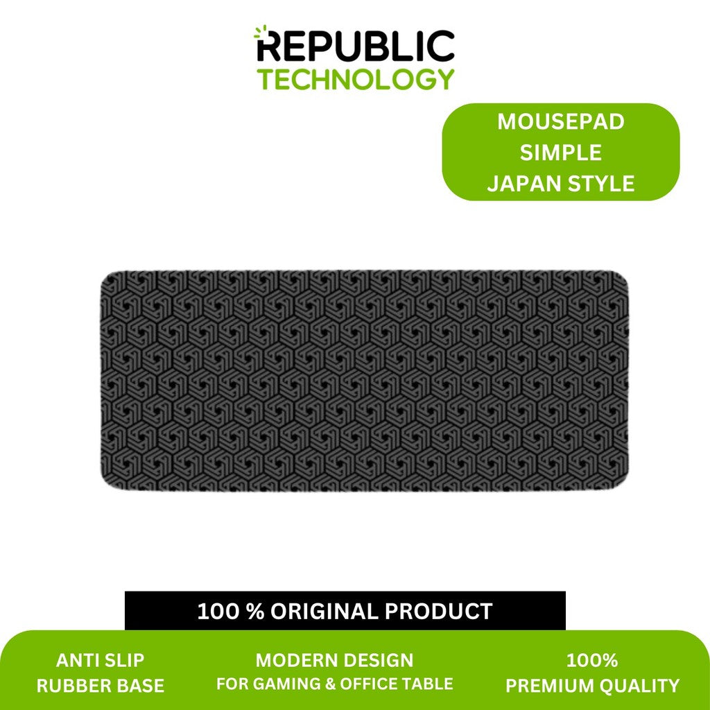 Republic Technology Deskmat Gaming Mousepad Simple Japan Style