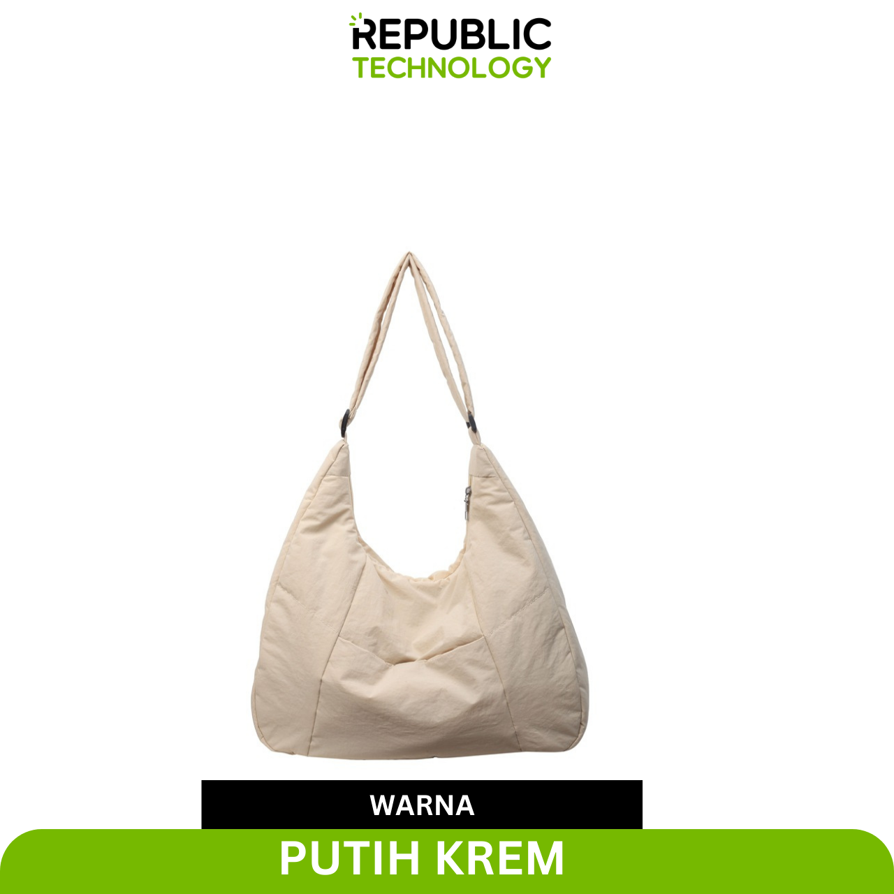 Republic Technology Shoulder Bag Wanita / Tas Bahu Minimalis / Tas Laptop Wanita RTF01