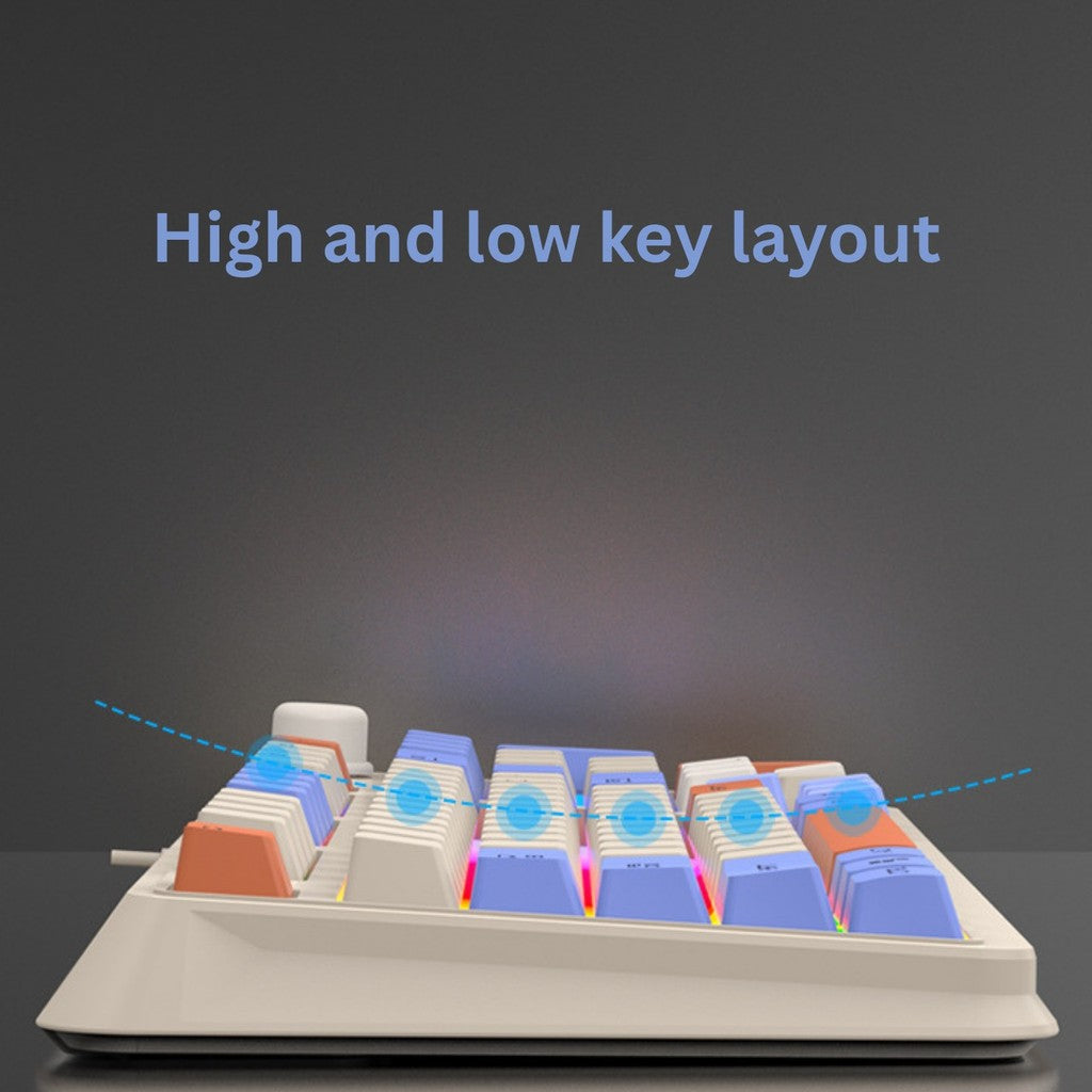 Republic Technology Xunfox K82 Keyboard Gaming RGB with knob volume
