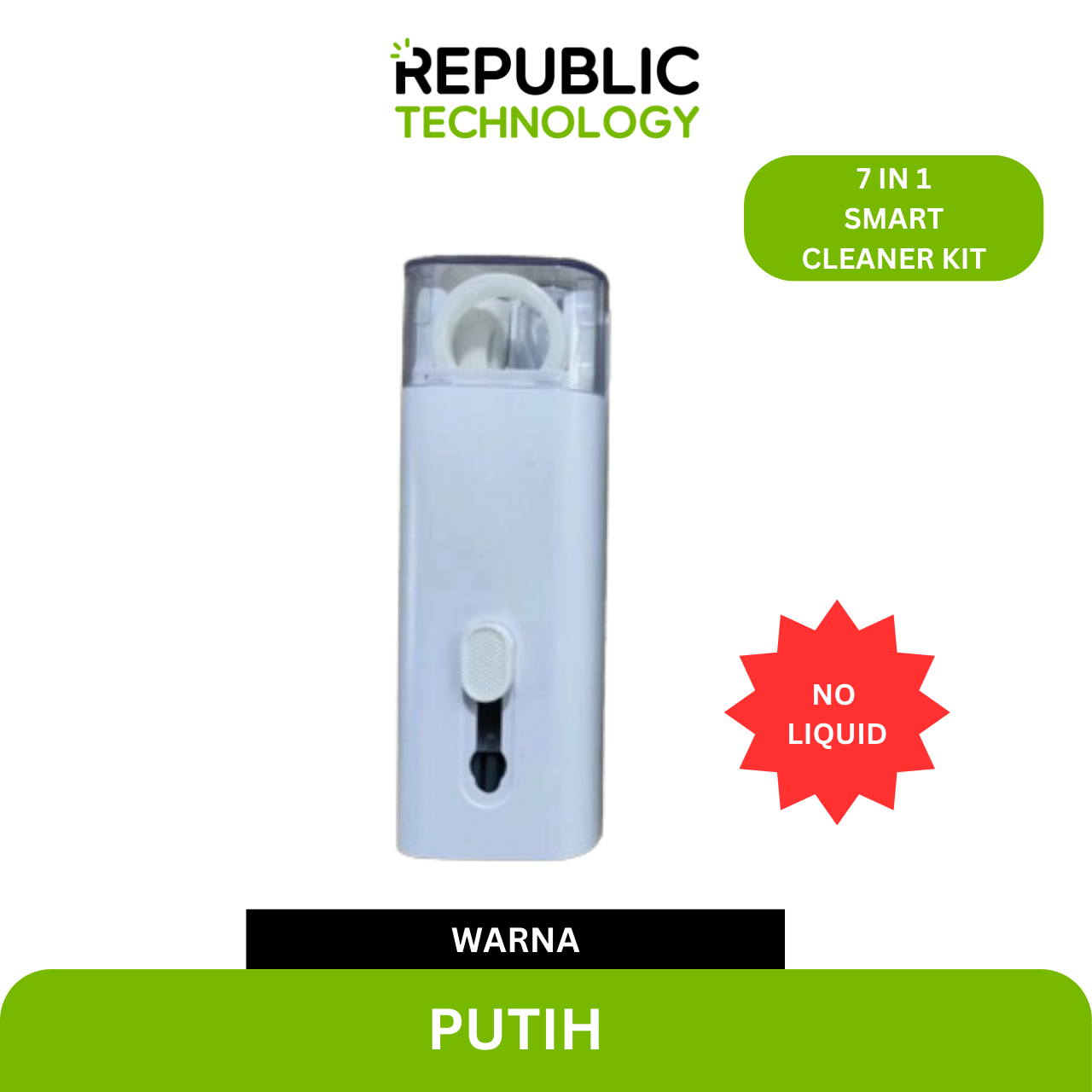 Republic Technology Pembersih Keyboard 7 in 1 Multifunction and Cleaning kit for Earbud HP
