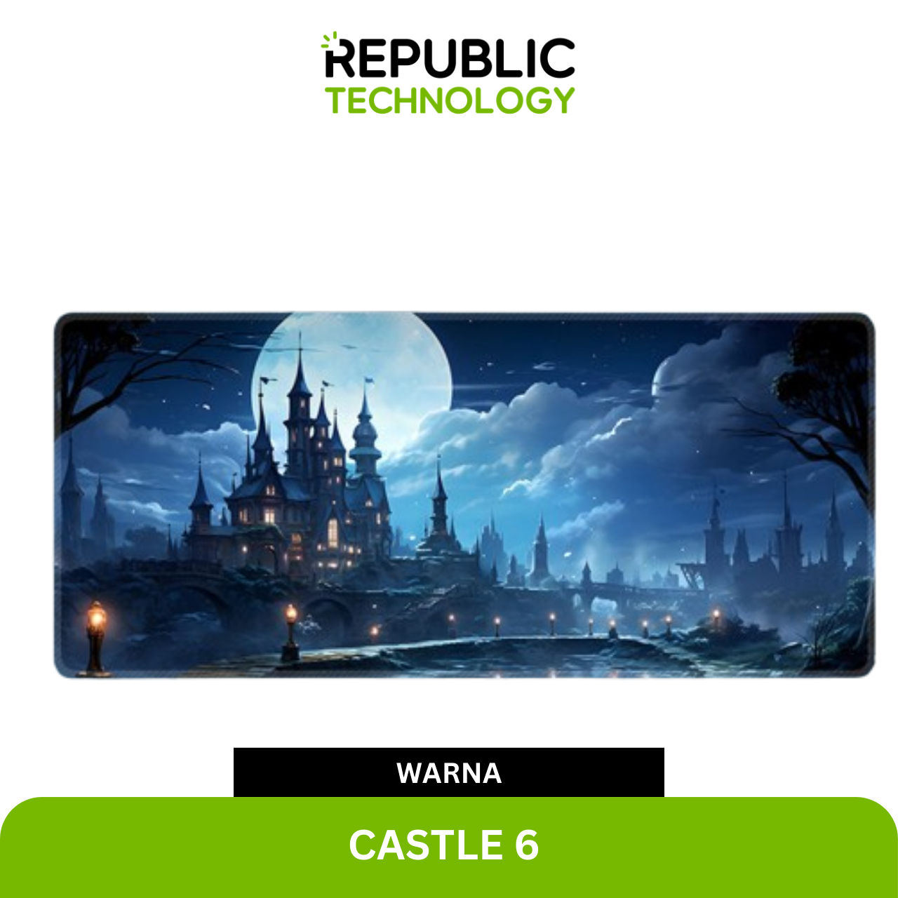 Republic Technology Mousepad / Desk mat Gaming Castle Edition