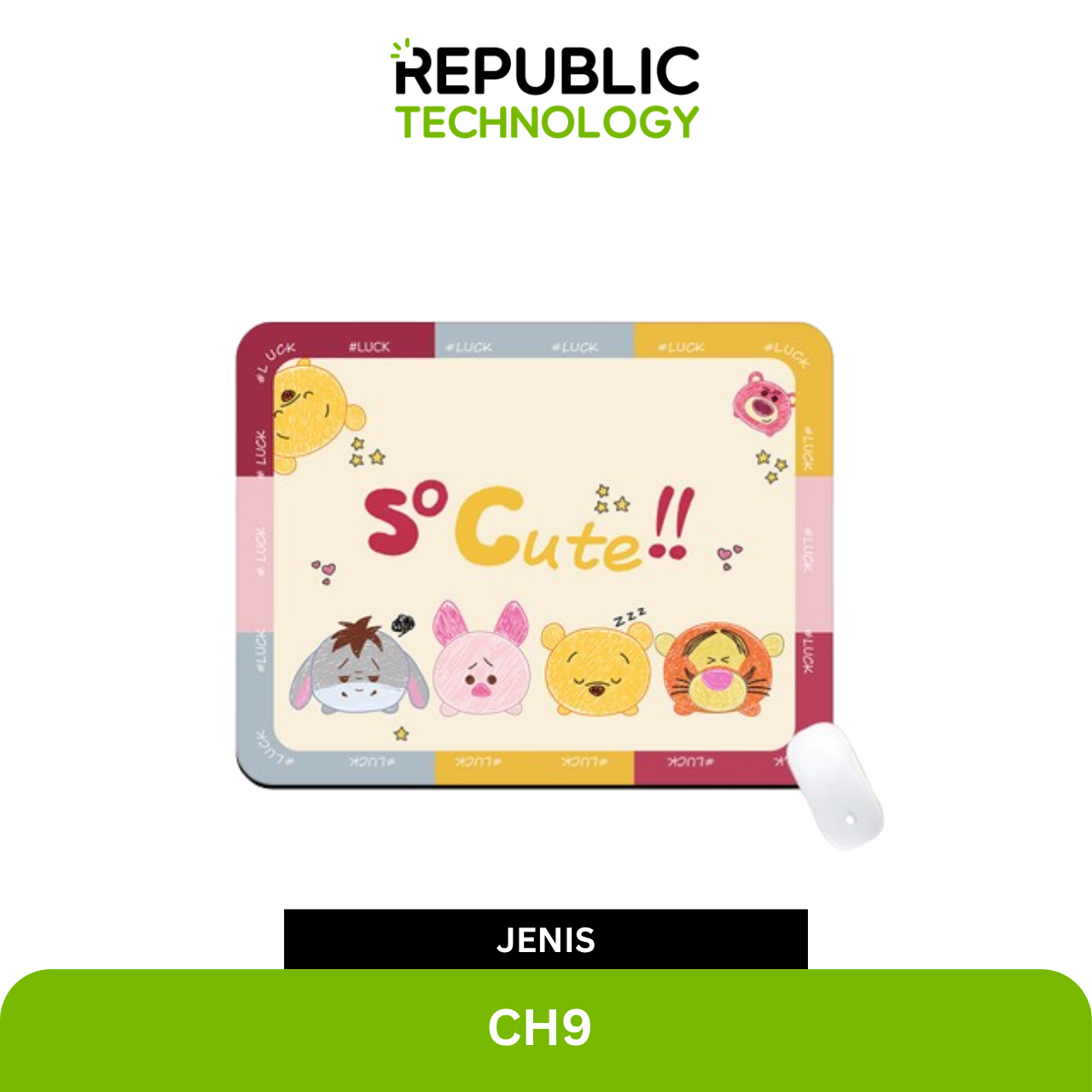 Republic Technology Mousepad Mini Character 1