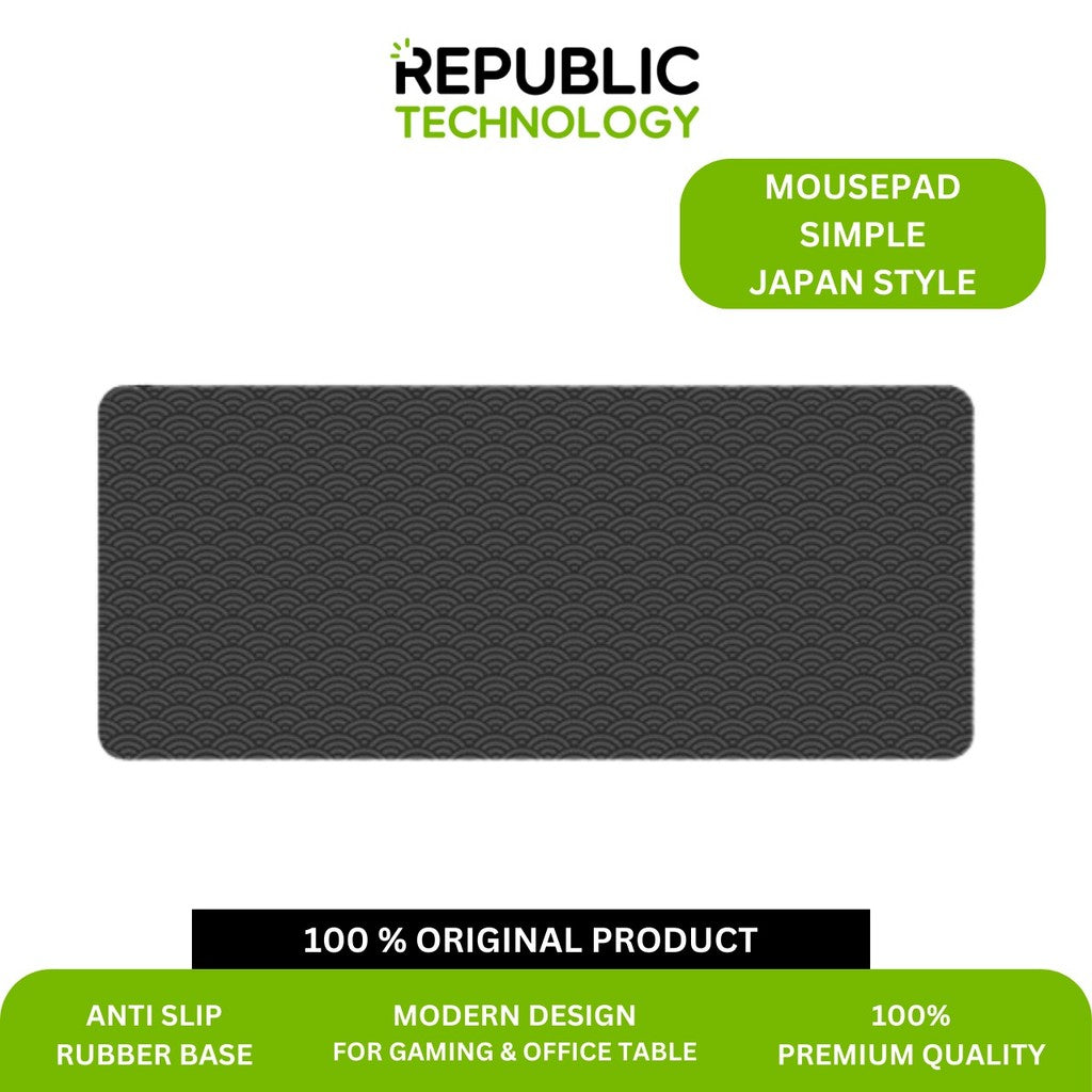 Republic Technology Deskmat Gaming Mousepad Simple Japan Style