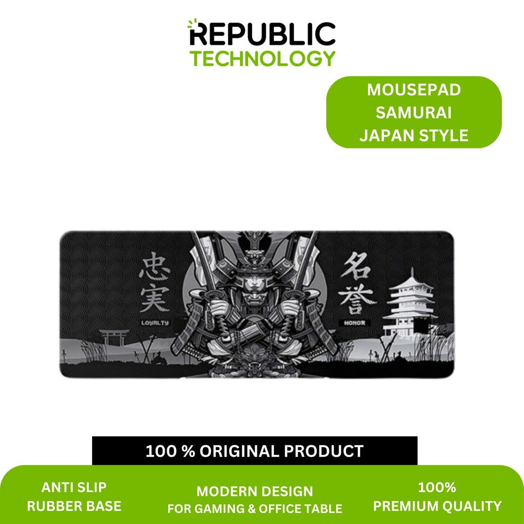Republic Technology Mousepad Gaming Deskmat Samurai Japan Style Edition