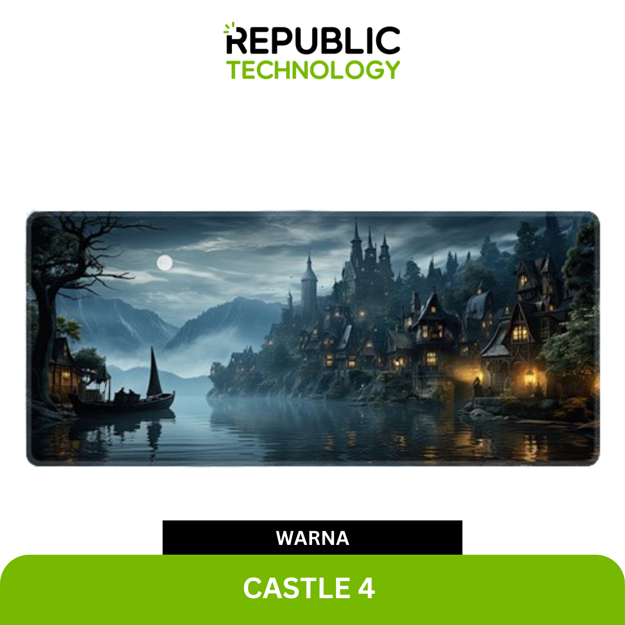 Republic Technology Mousepad / Desk mat Gaming Castle Edition