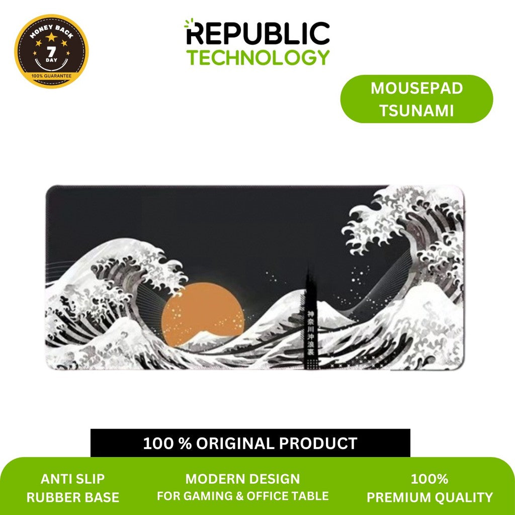Republic Technology Mousepad Gaming Deskmat Tsunami Speed Edition