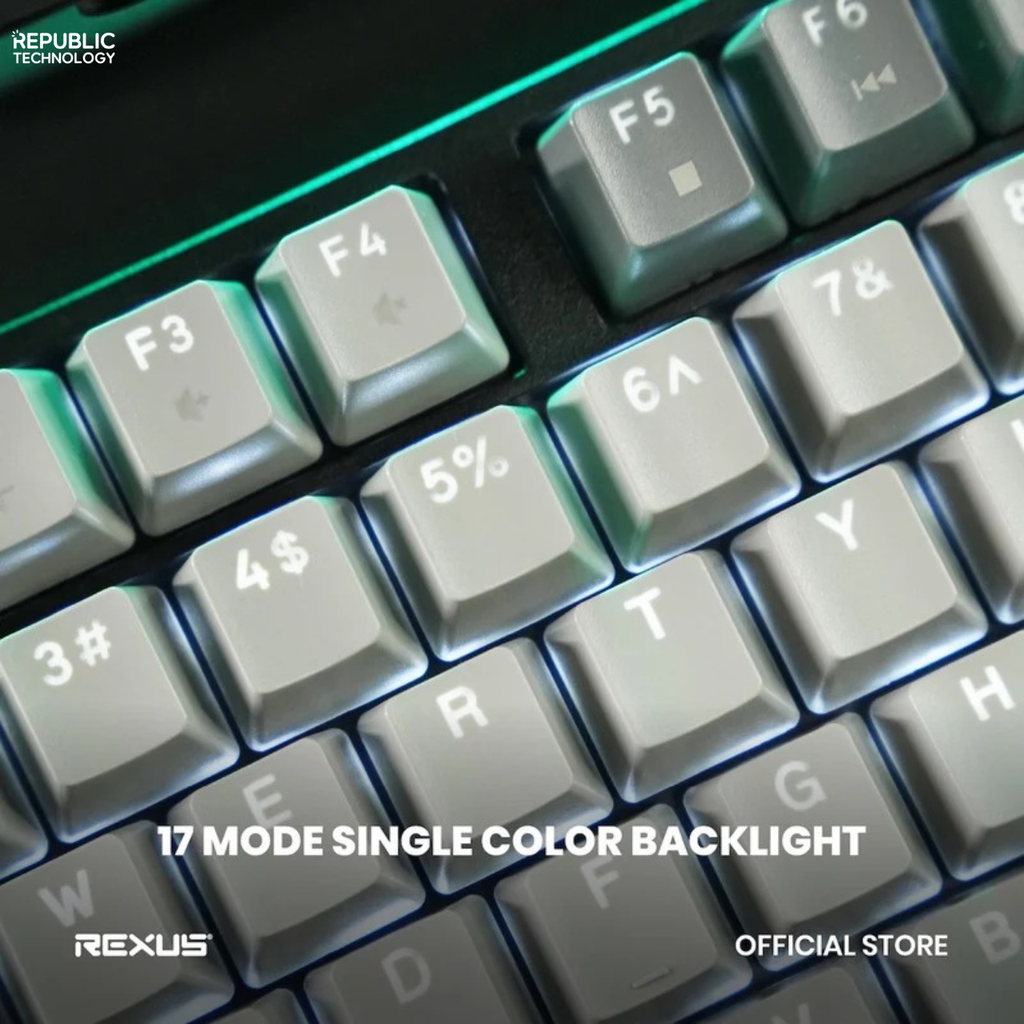 Rexus Keyboard Gaming Heroic KX4 TKL Layout