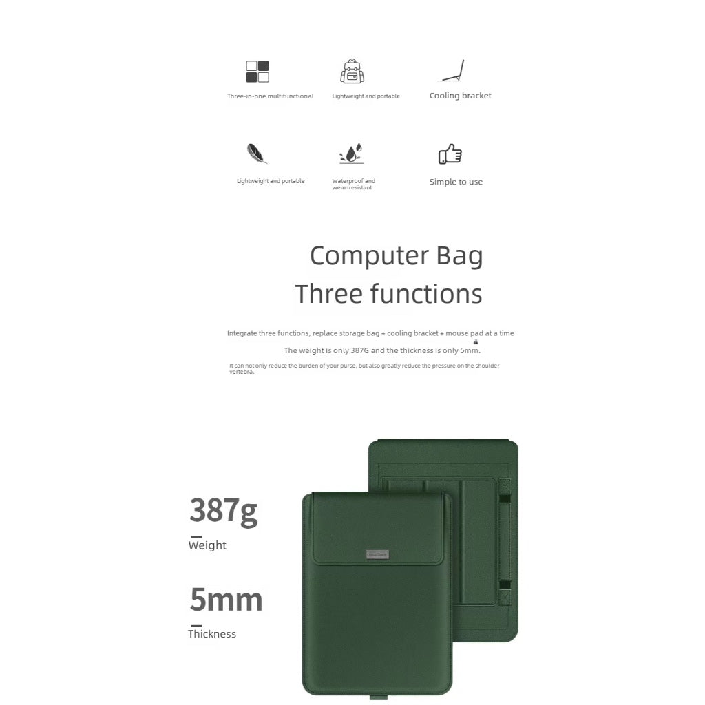 Republic Technology Tas Laptop Sleeve Case Macbook dan Universal Multifungsi 13 - 17 Inch