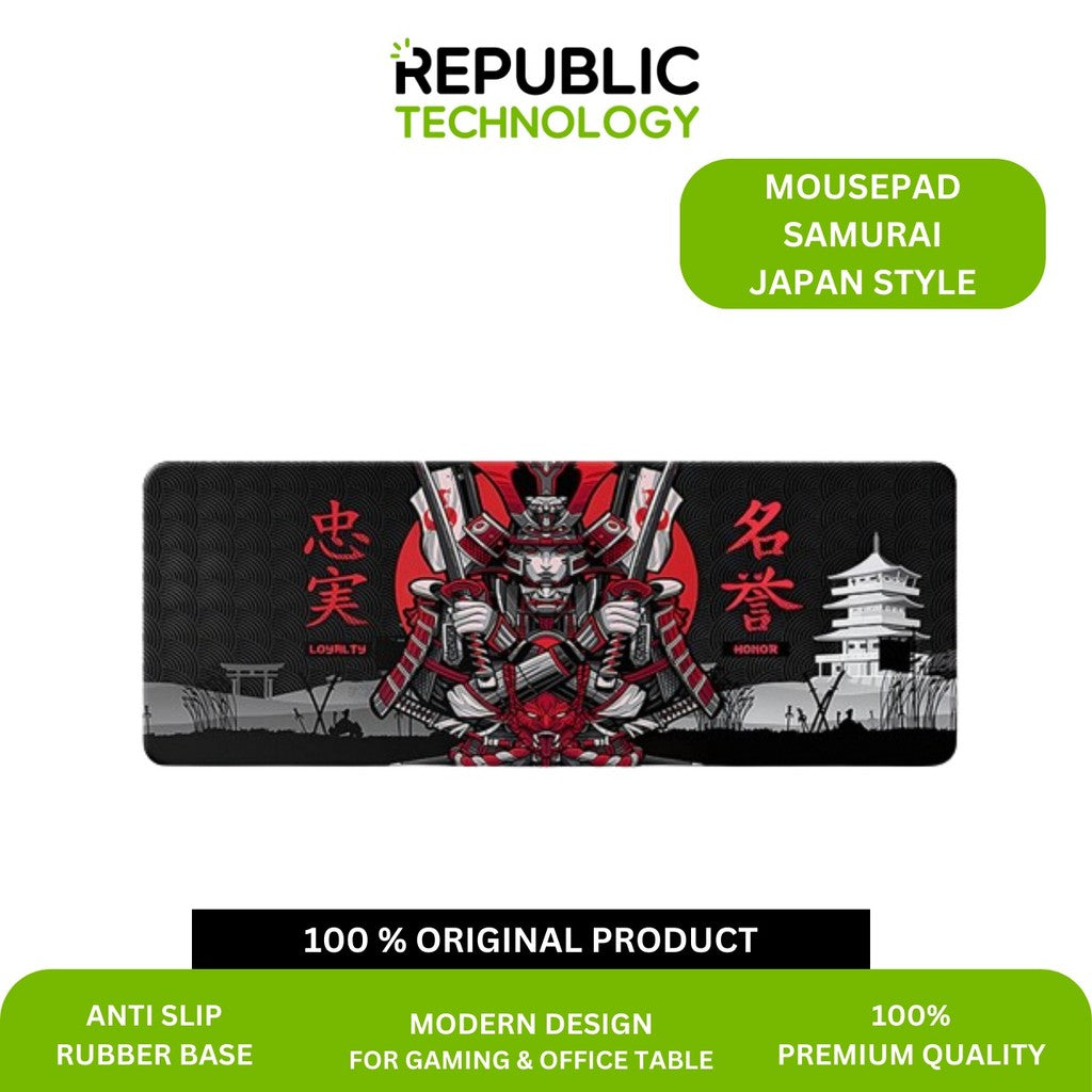 Republic Technology Mousepad Gaming Deskmat Samurai Japan Style Edition
