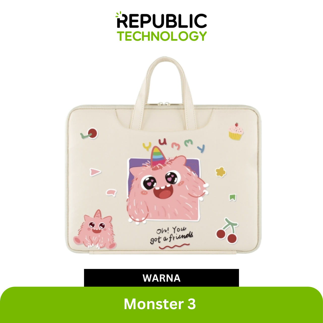 Republic Technology Tas Laptop Jinjing Character Edition