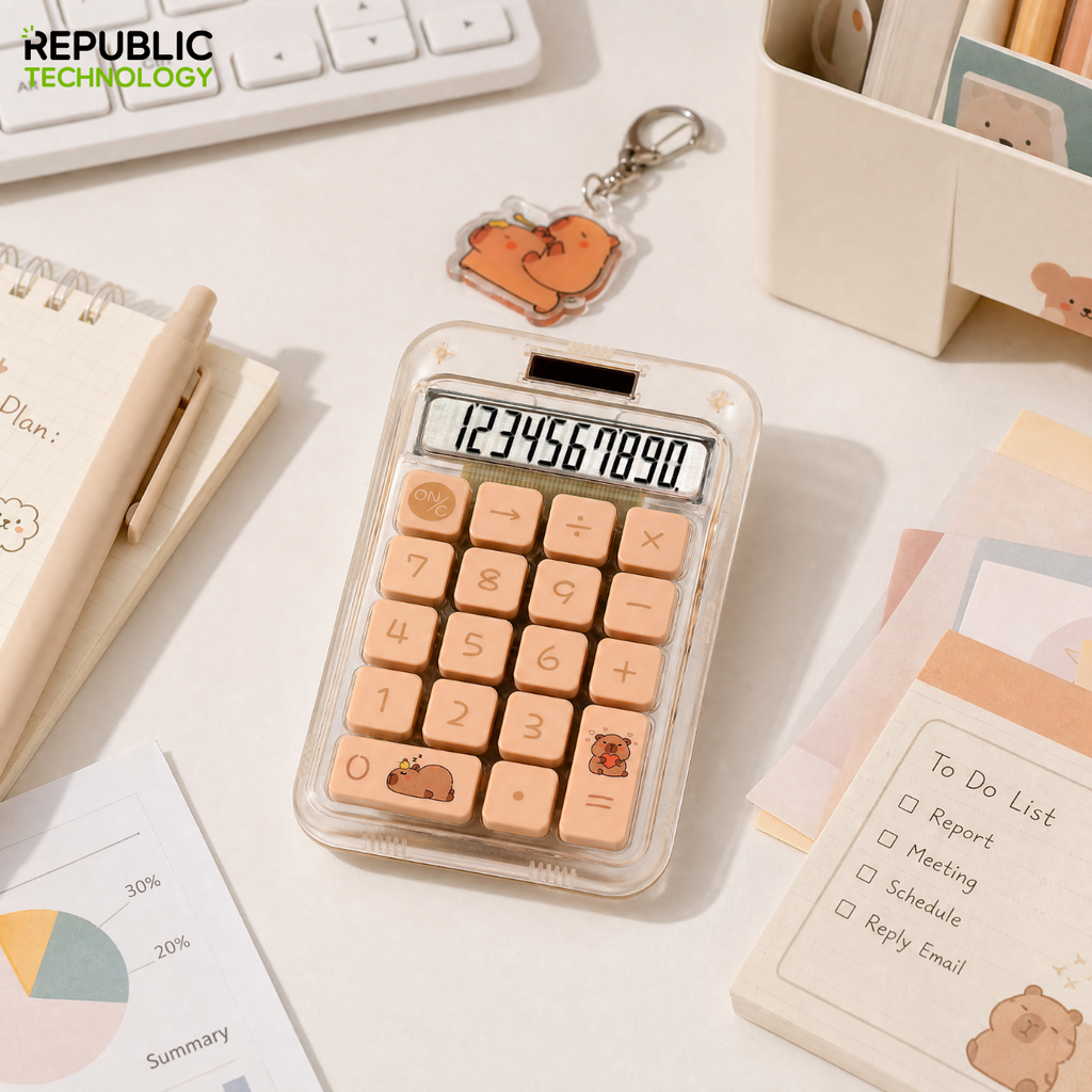 Republic Technology Calculator Runzon Kalkulator Sederhana Capybara Edition