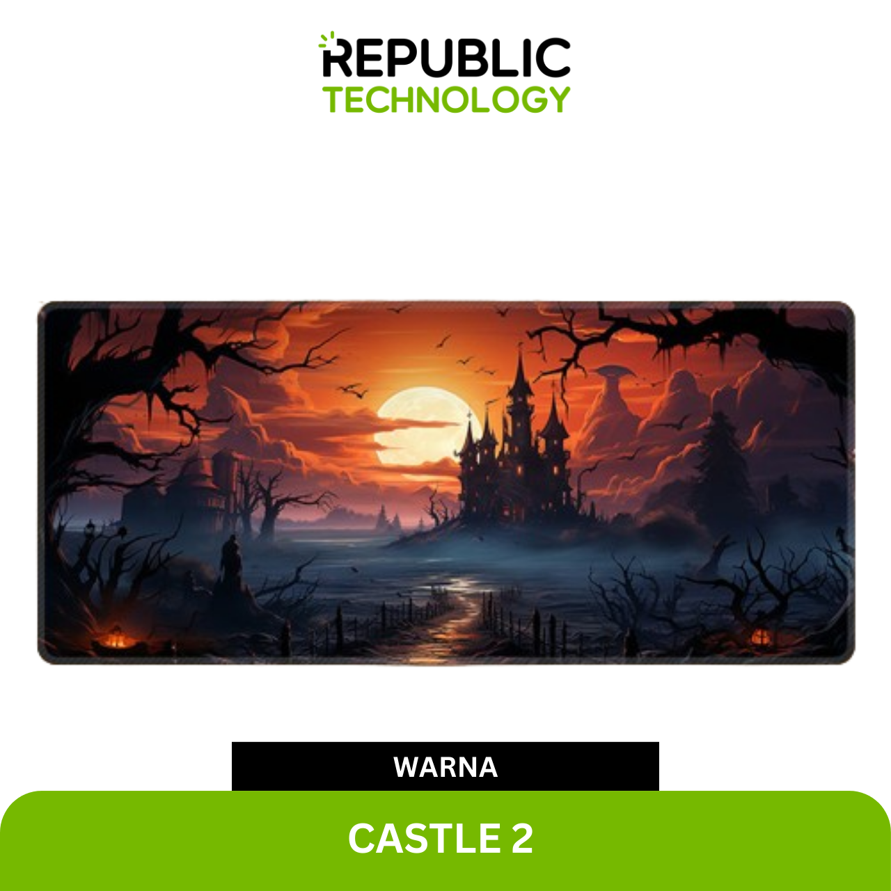 Republic Technology Mousepad / Desk mat Gaming Castle Edition