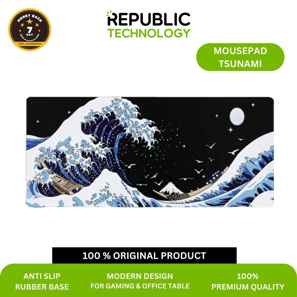 Republic Technology Mousepad Gaming Deskmat Tsunami Speed Edition