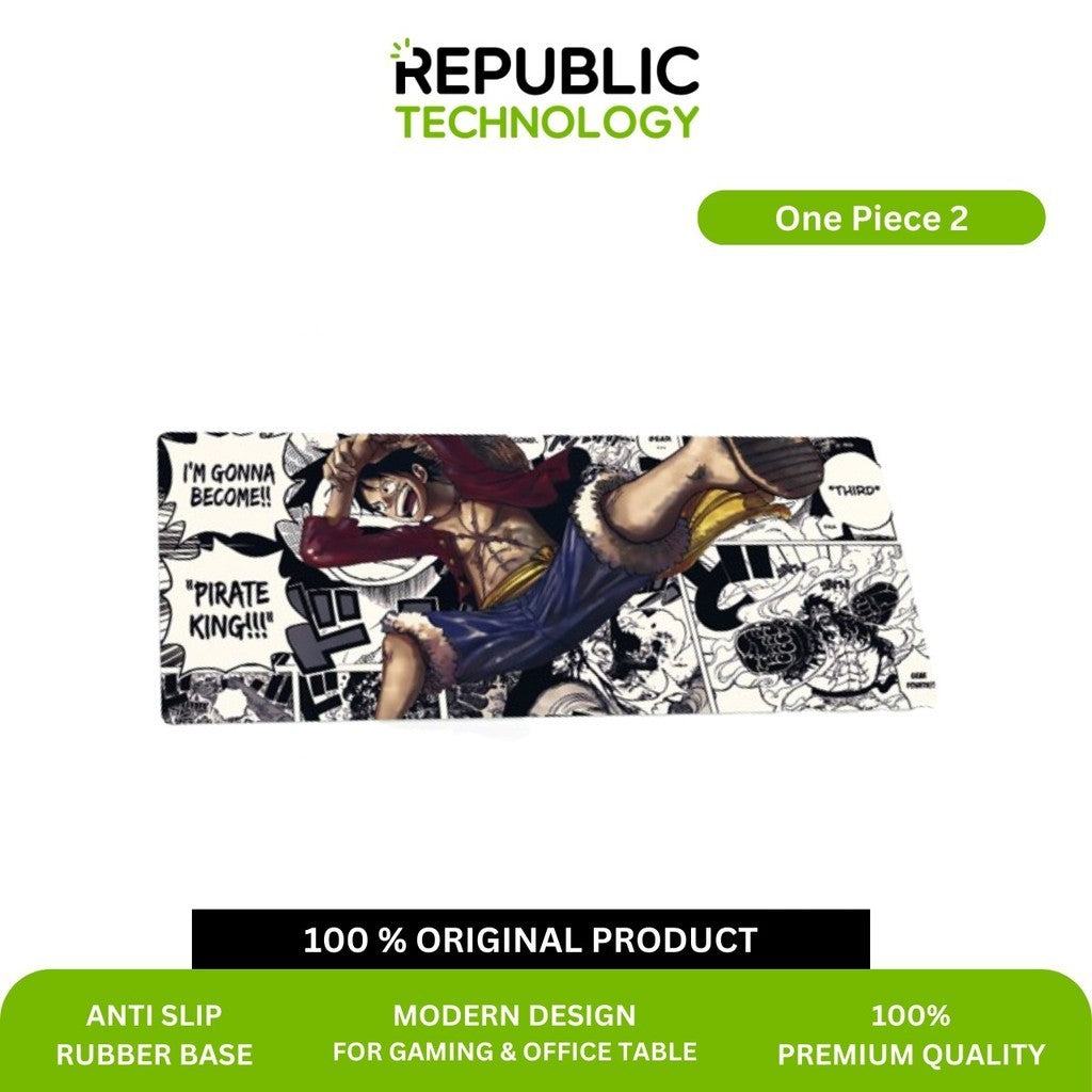 Republic Technology Mousepad Gaming One Piece Edition