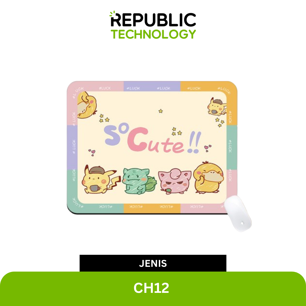 Republic Technology Mousepad Mini Character 1