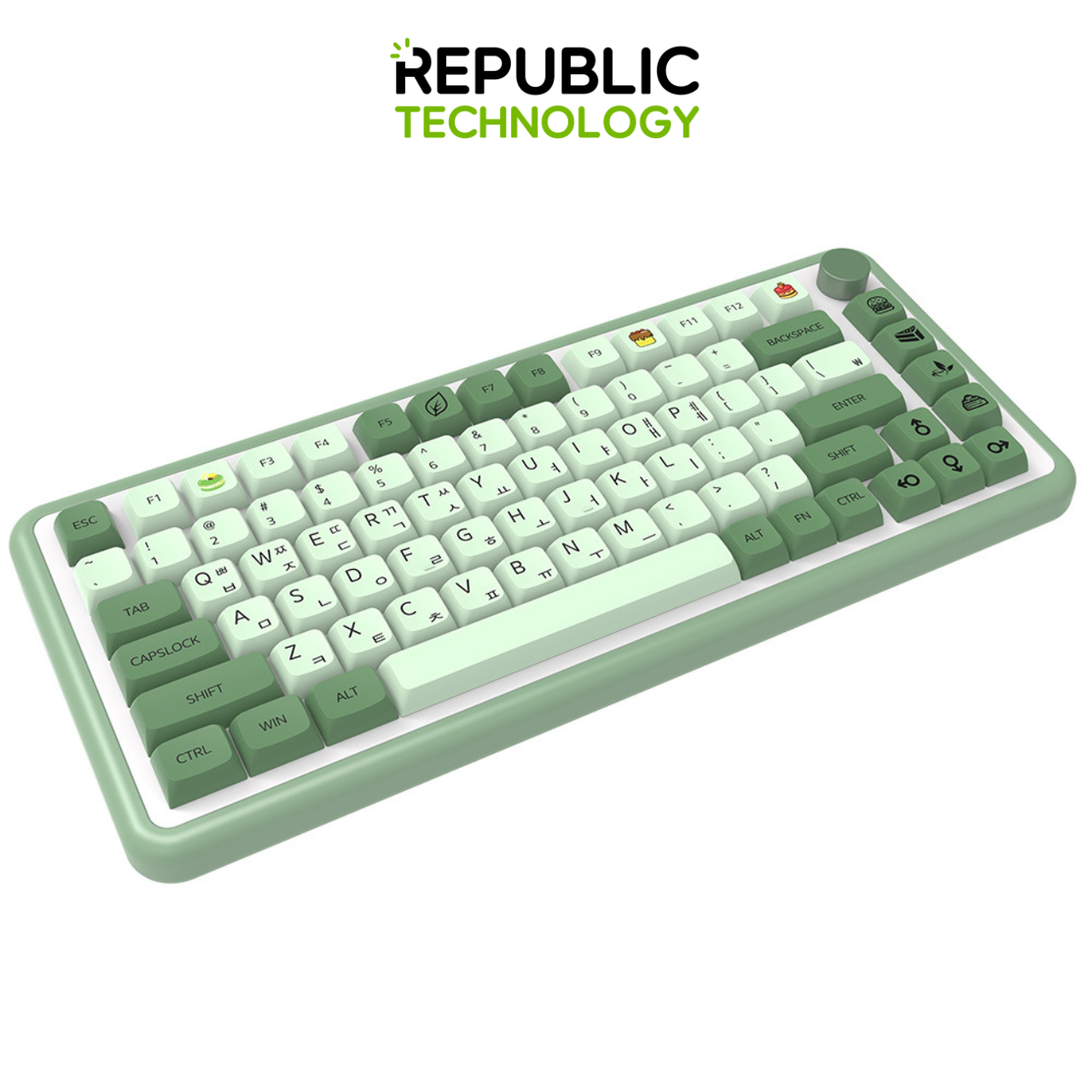 Republic Technology Keyboard Keycaps Matcha Series Edition with profile XDA