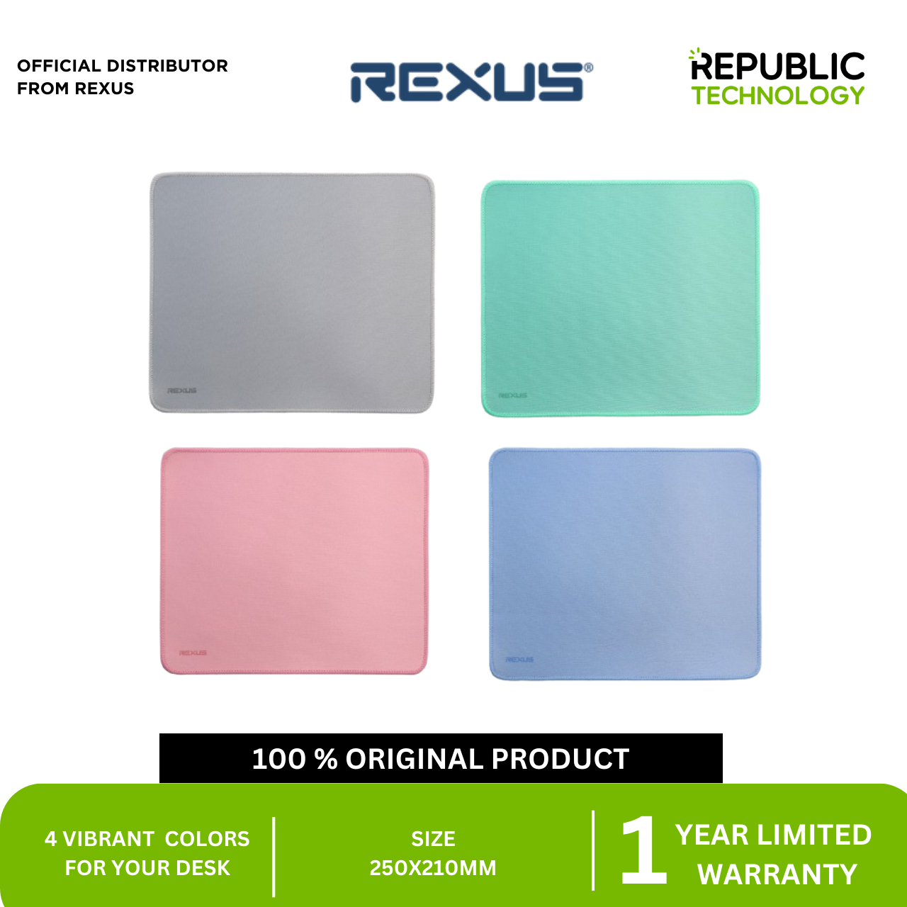 Rexus Mousepad Mini Pixmat T100 Anti Slip