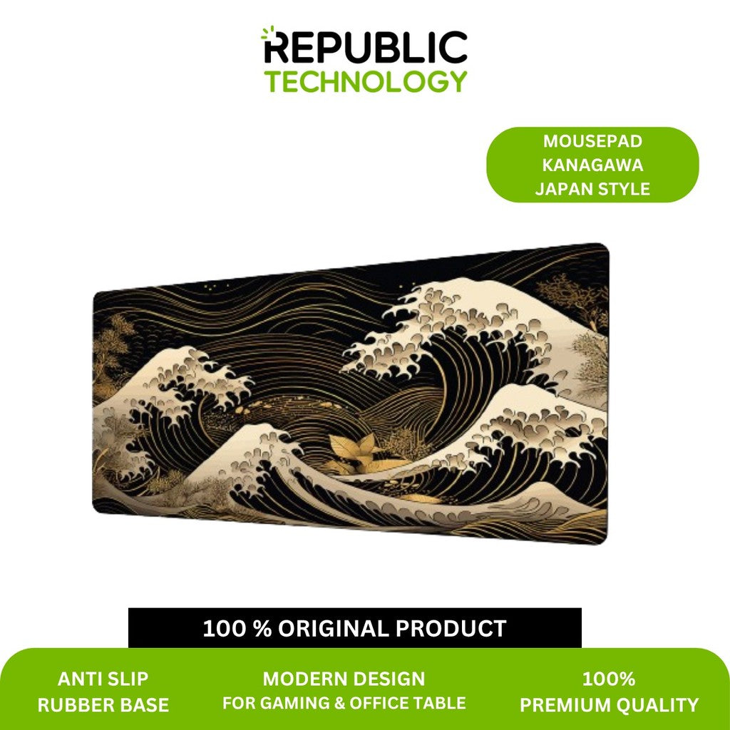 Republic Technology Mousepad / Deskmat Kanagawa Japan Style