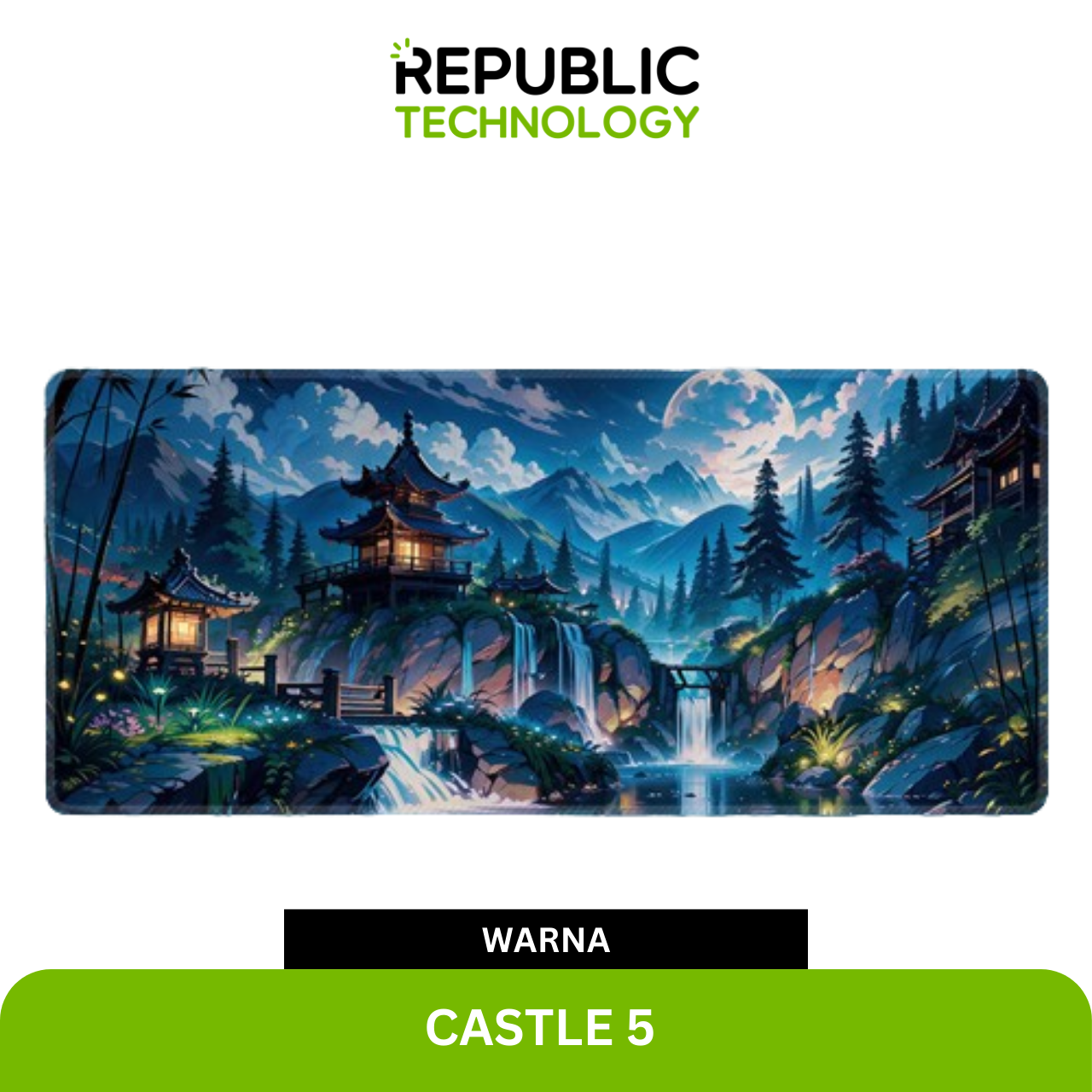 Republic Technology Mousepad / Desk mat Gaming Castle Edition
