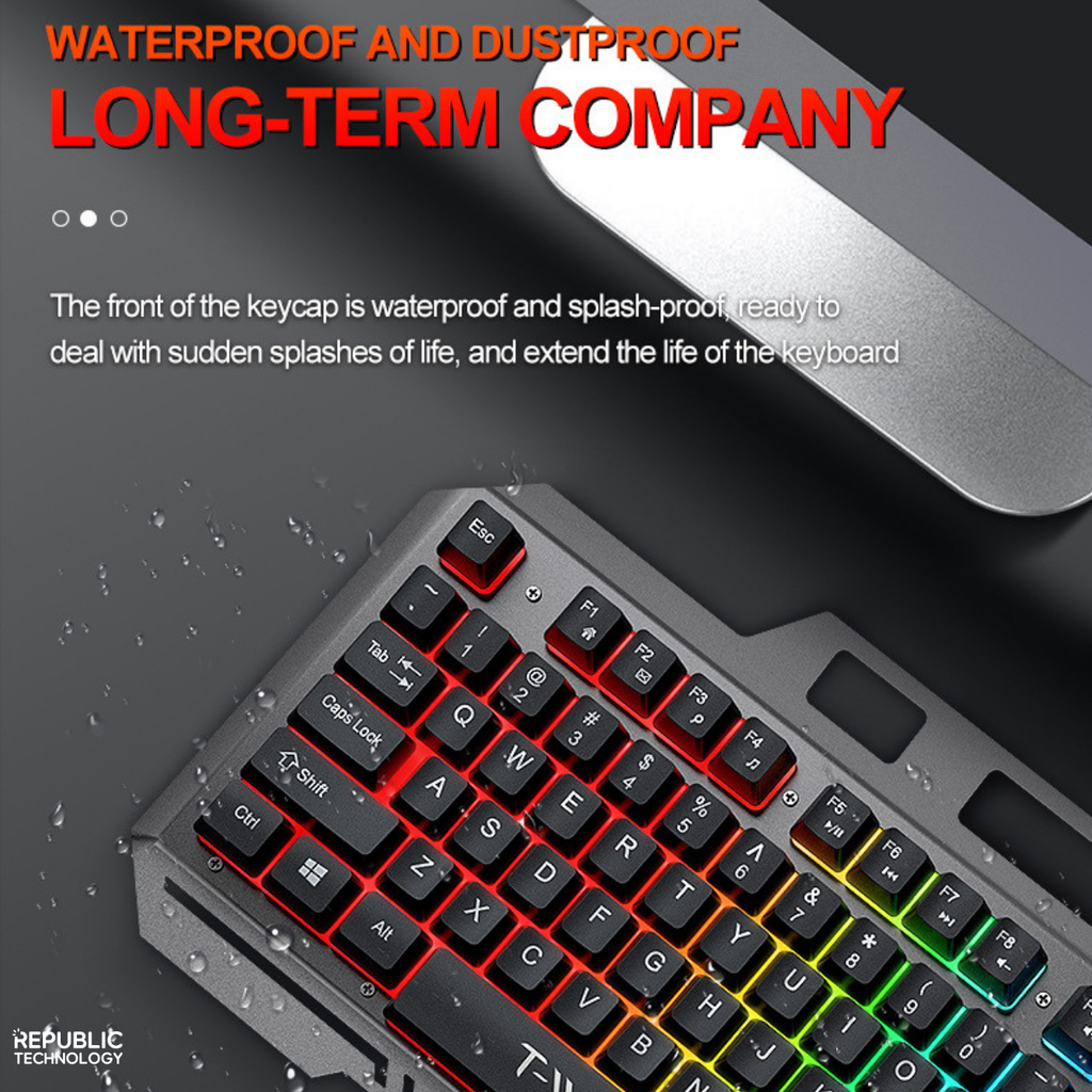 republic Technology T-Wolf TF600 Keyboard dan Mouse Gaming