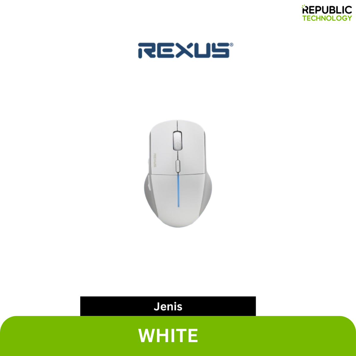 REXUS Mouse Gaming Wireless Bluetooth S5 Aviator V2 With Adjustable DPI