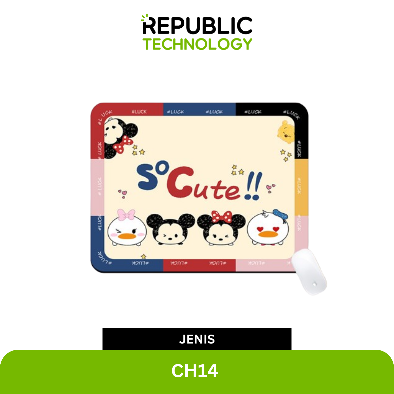 Republic Technology Mousepad Mini Character 1
