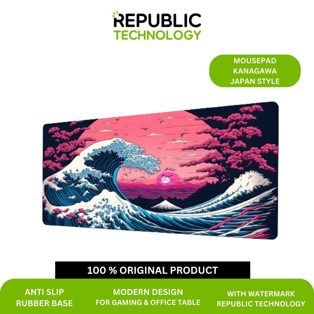 Republic Technology Mousepad / Deskmat Kanagawa Japan Style