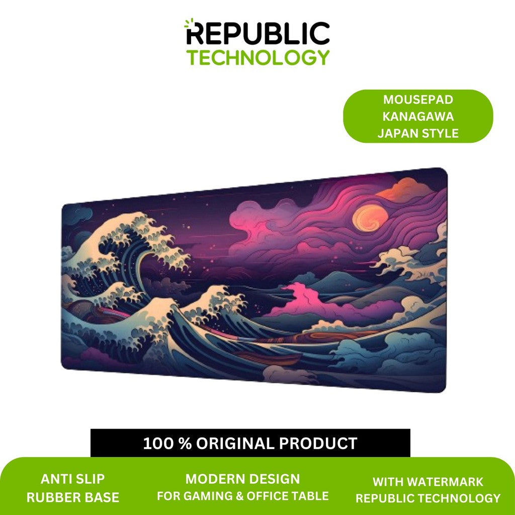 Republic Technology Mousepad / Deskmat Kanagawa Japan Style
