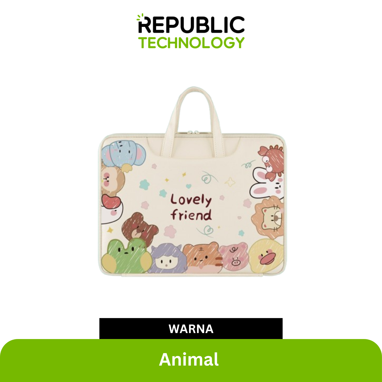 Republic Technology Tas Laptop Jinjing Character Edition