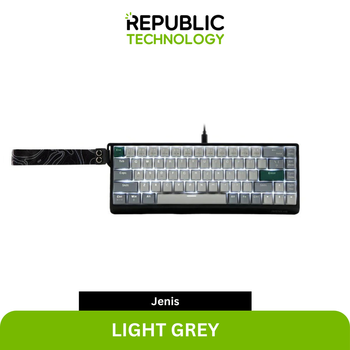 REXUS Heroic KX3 Keyboard Mechanical Compact 65% Hot Swap