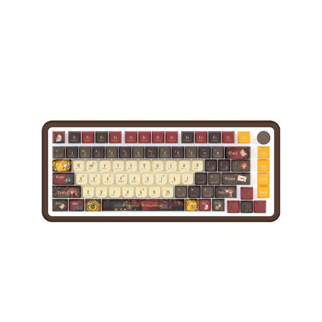 Republic Technology Keyboard Keycaps Gryffindor Edition with Vintage Style