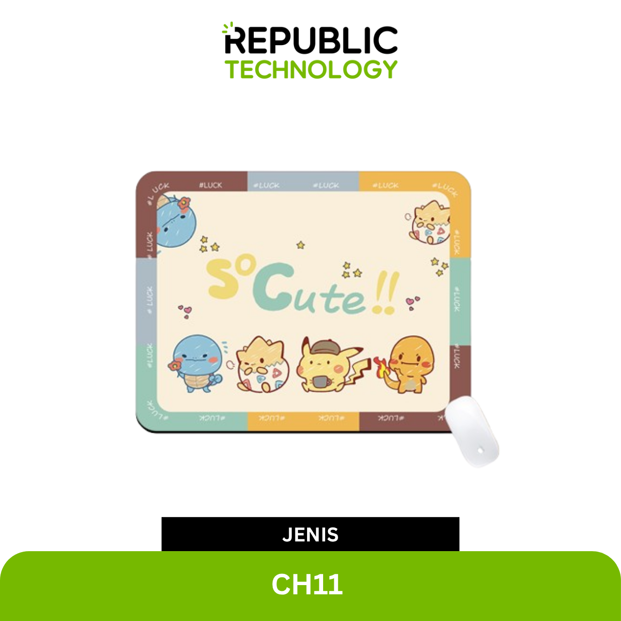 Republic Technology Mousepad Mini Character 1