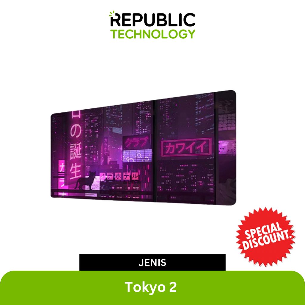 Republic Technology Mousepad / Desk mat Gaming Tokyo Street Japan Style