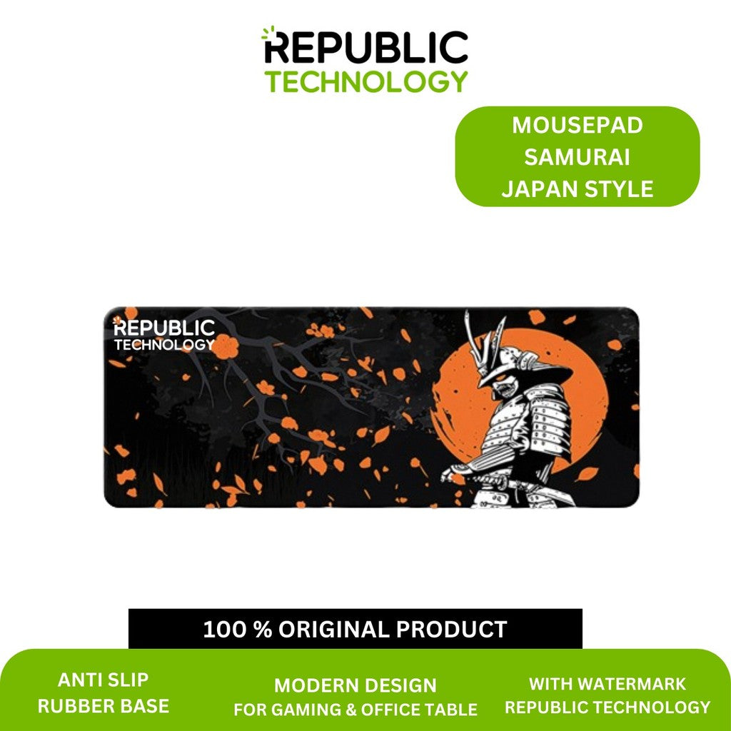 Republic Technology Mousepad Gaming Deskmat Samurai Japan Style Edition