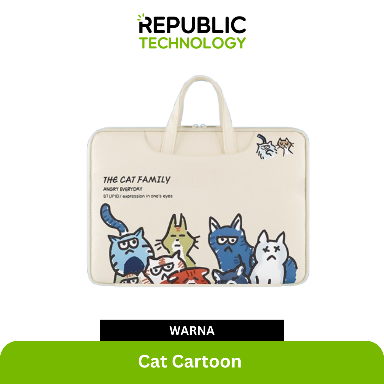 Republic Technology Tas Laptop Jinjing Character Edition