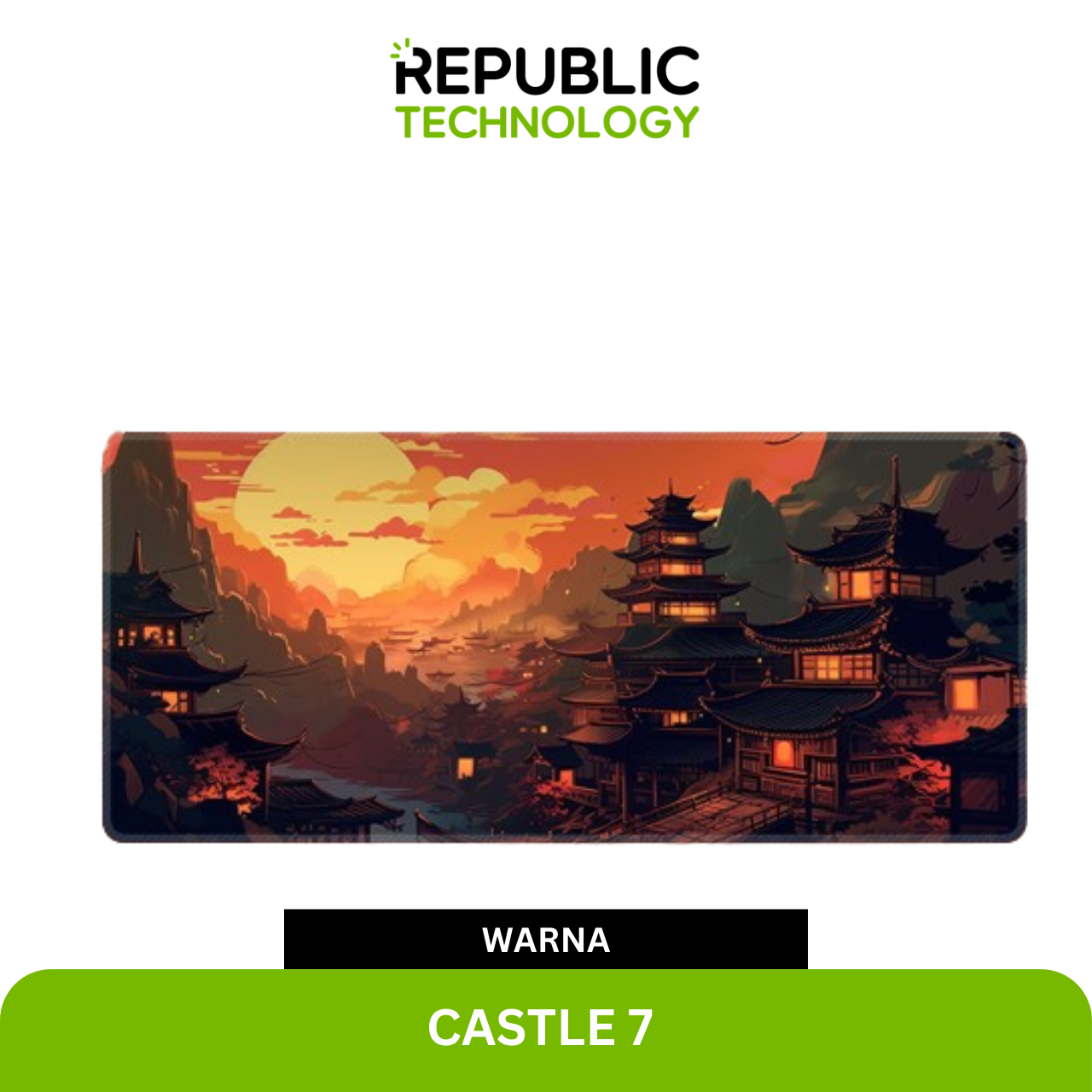 Republic Technology Mousepad / Desk mat Gaming Castle Edition