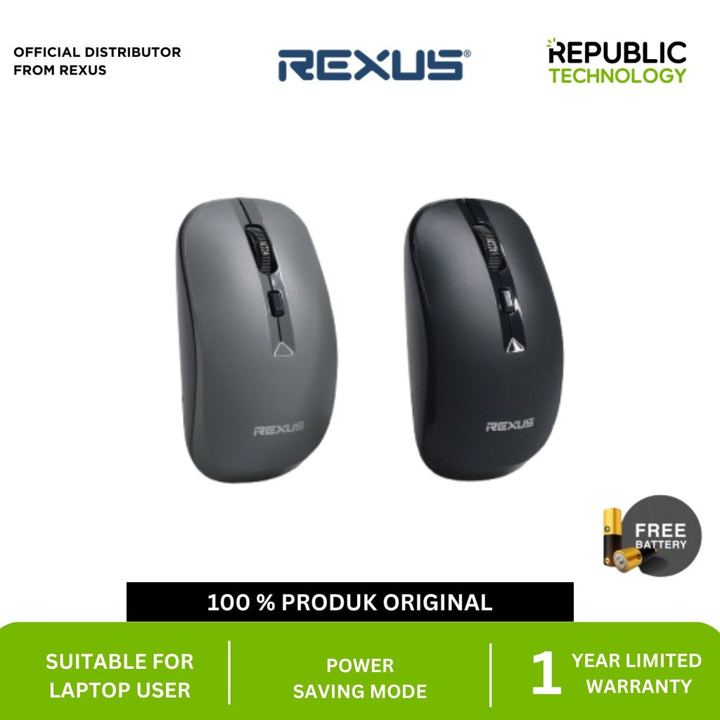 Rexus Mouse Wireless Office Q20 Silent Click