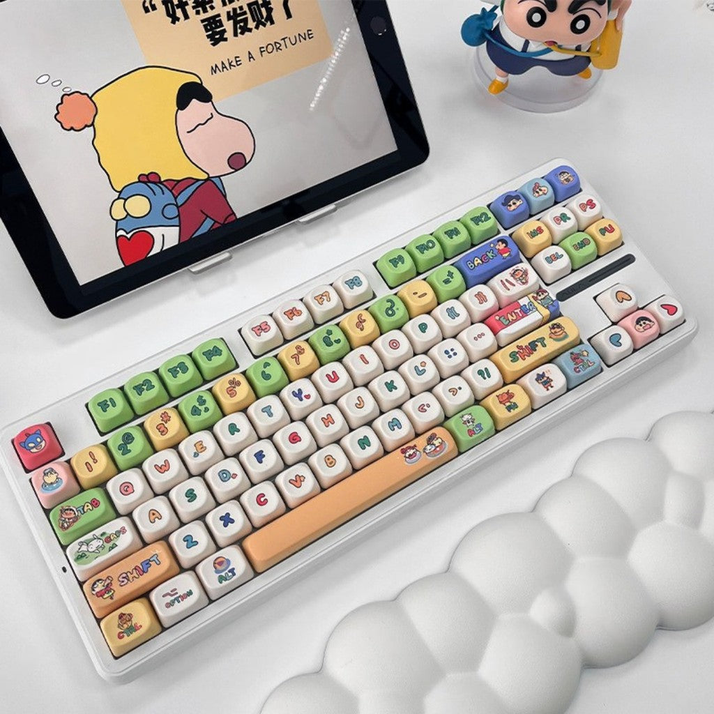 Republic Technology Keyboard Keycaps Crayon Shinchan 145 Keys with profile MOA