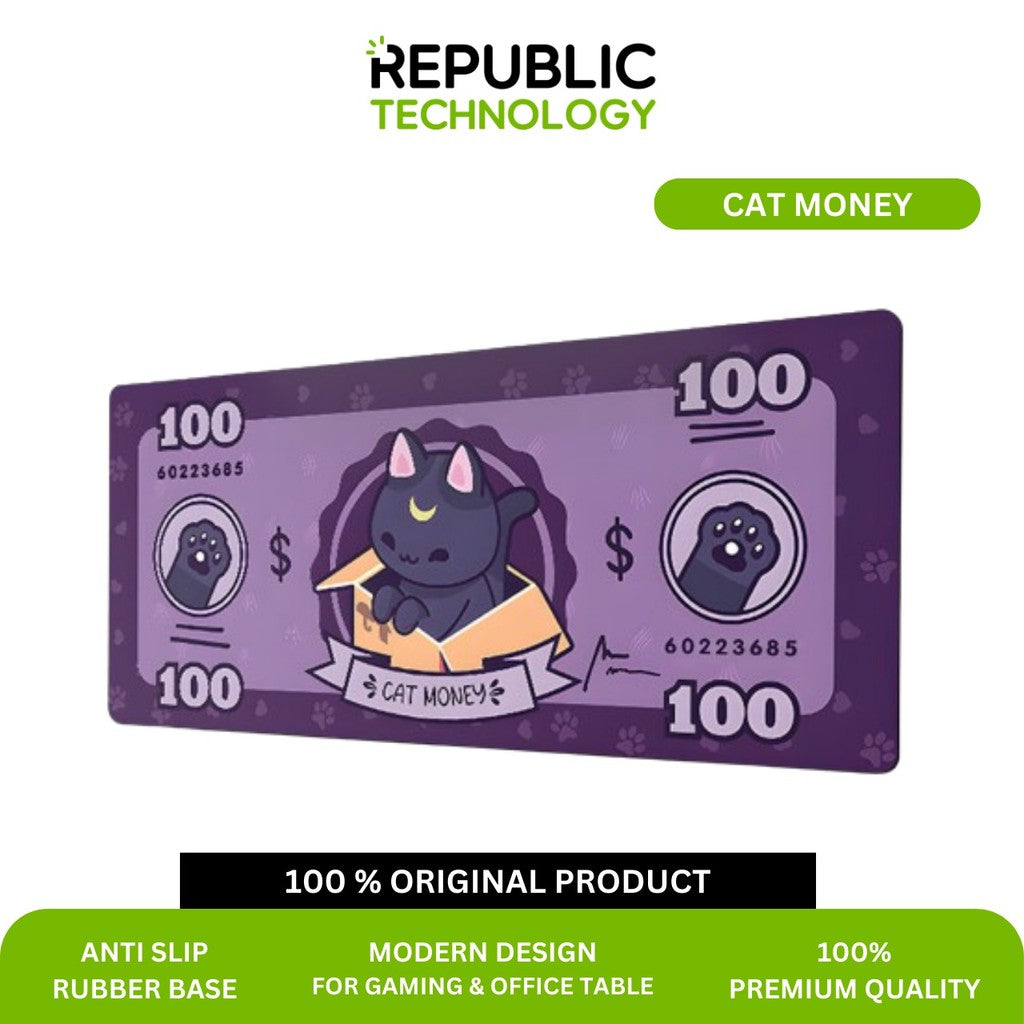 Republic Technology Mousepad / Desk mat Gaming Cat Classic Edition