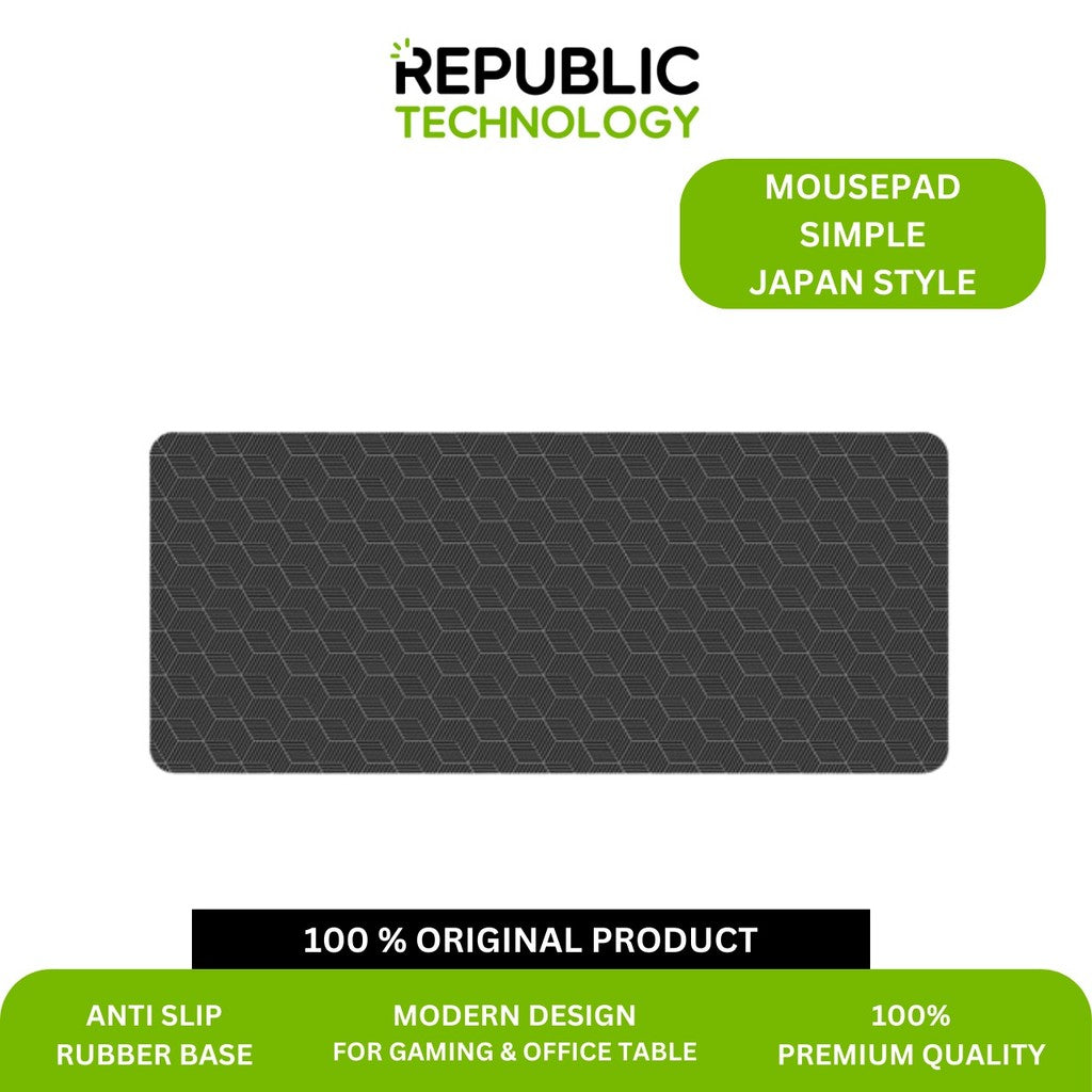 Republic Technology Deskmat Gaming Mousepad Simple Japan Style