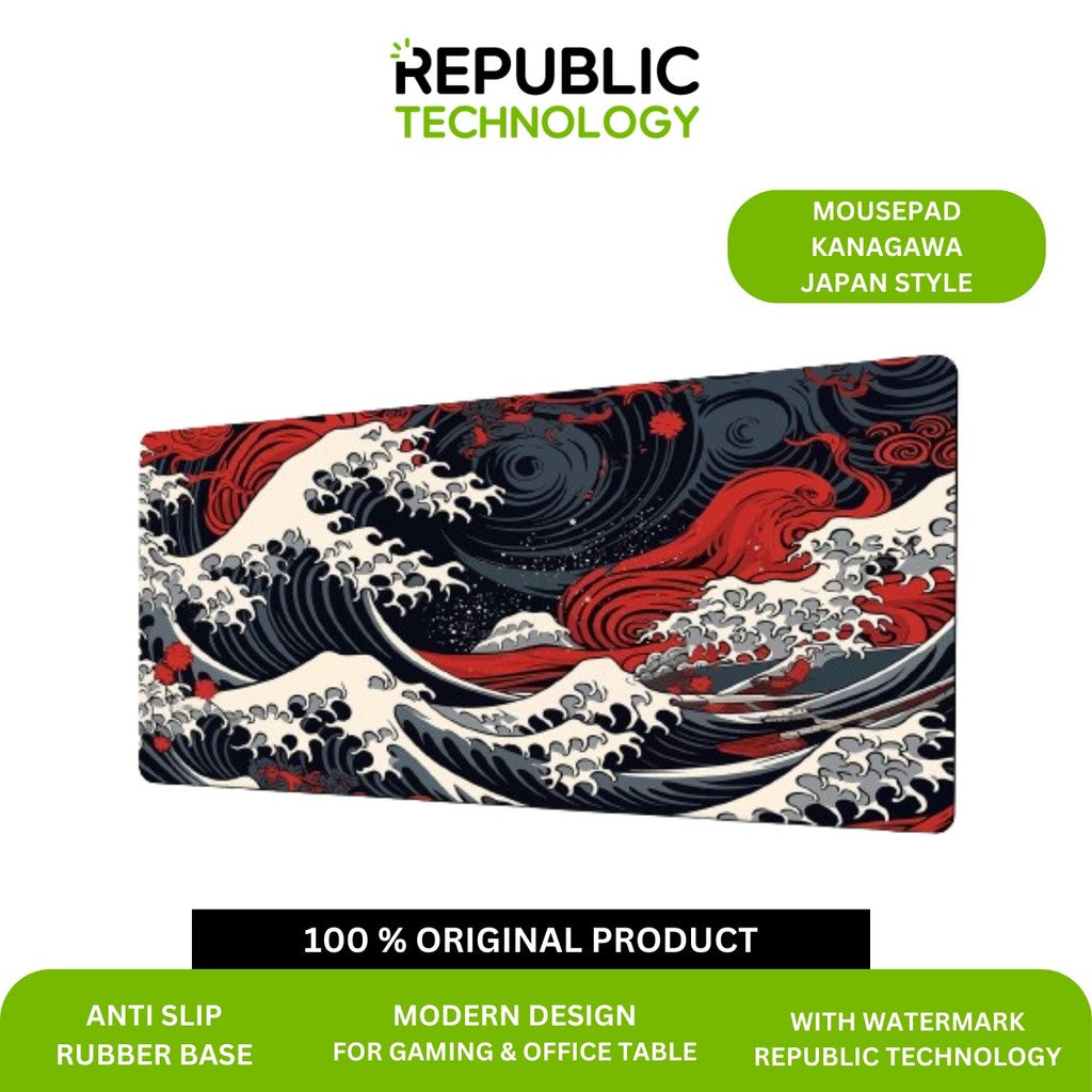 Republic Technology Mousepad / Deskmat Kanagawa Japan Style