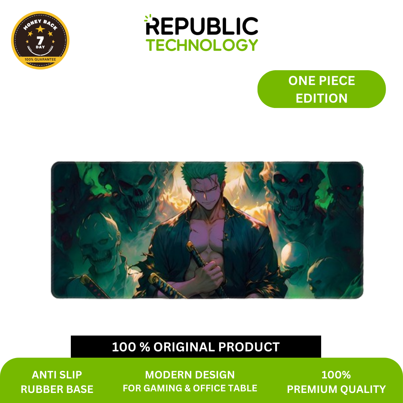 Republic Technology Mousepad Gaming One Piece Edition