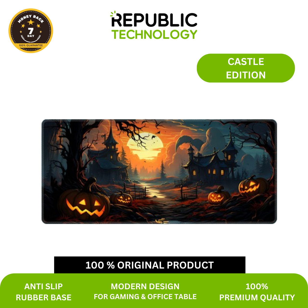 Republic Technology Mousepad / Desk mat Gaming Castle Edition