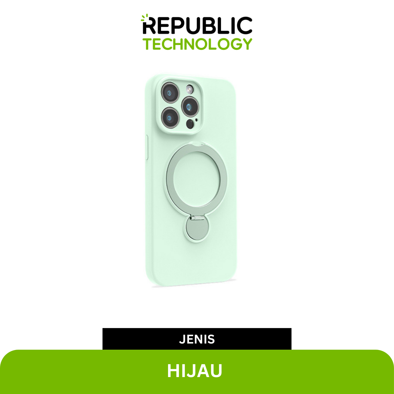 Republic Technology Casing Magsafe with stand 360  for IPhone 13 - Iphone 17