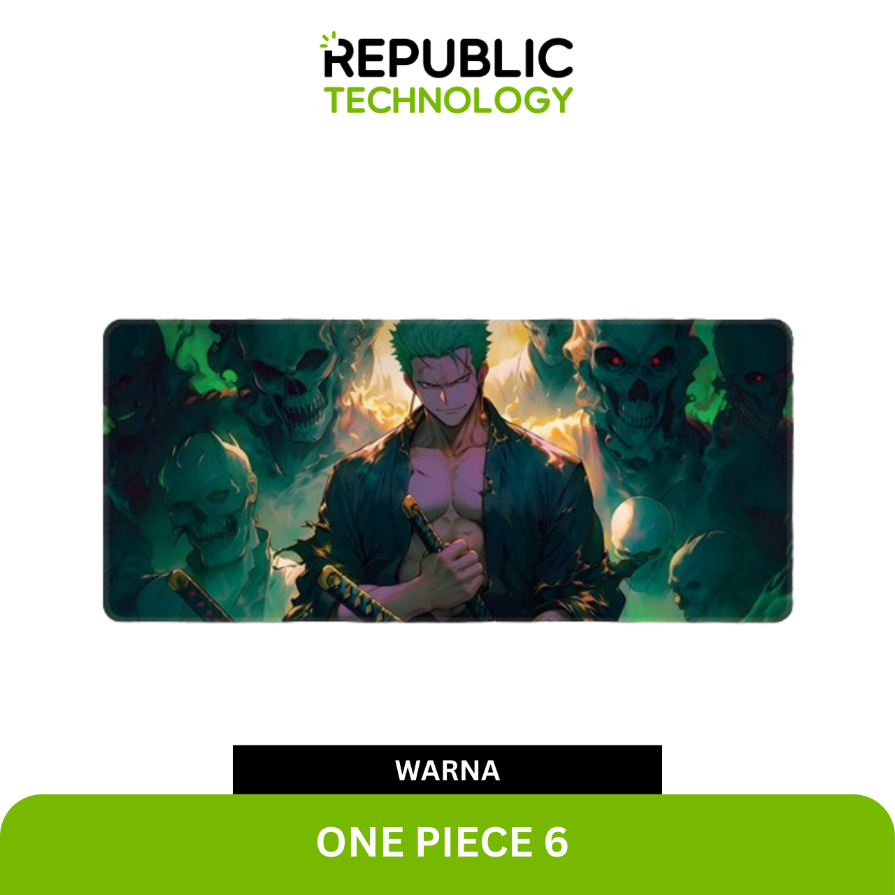 Republic Technology Mousepad Gaming One Piece Edition