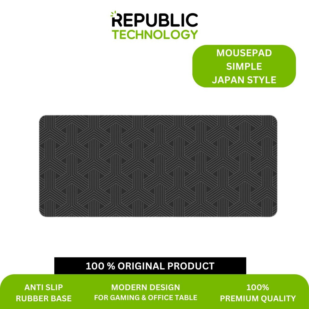 Republic Technology Deskmat Gaming Mousepad Simple Japan Style