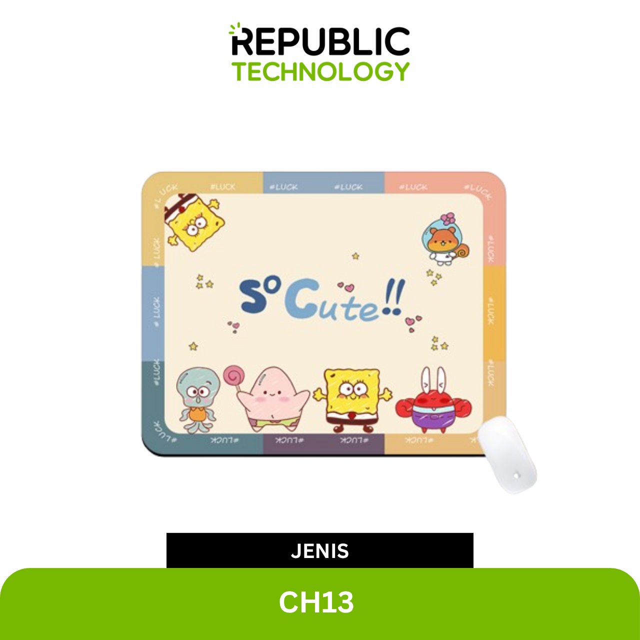 Republic Technology Mousepad Mini Character 1