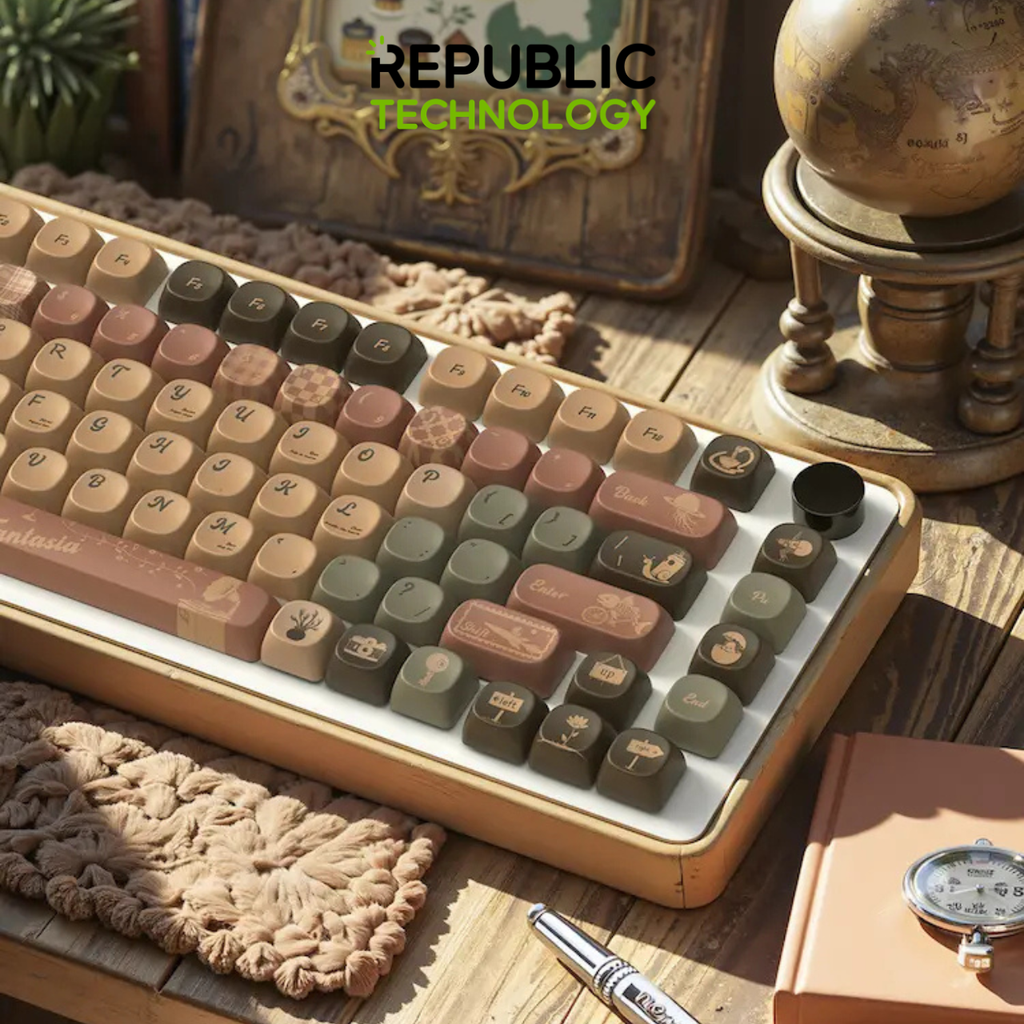 Republic Technology Keyboard Keycaps Fantasy Retro Edition