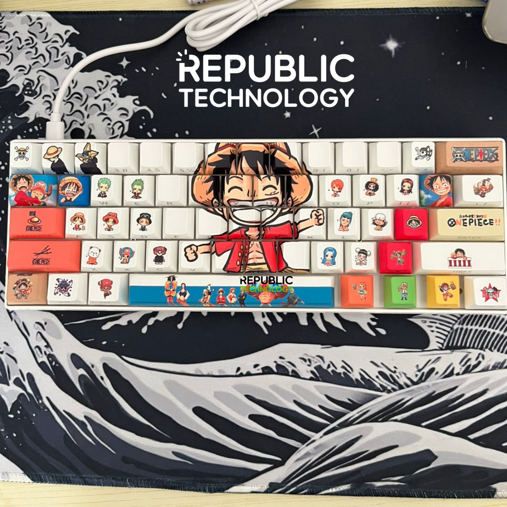 Republic Technology Keyboard Keycaps One Piece Edition